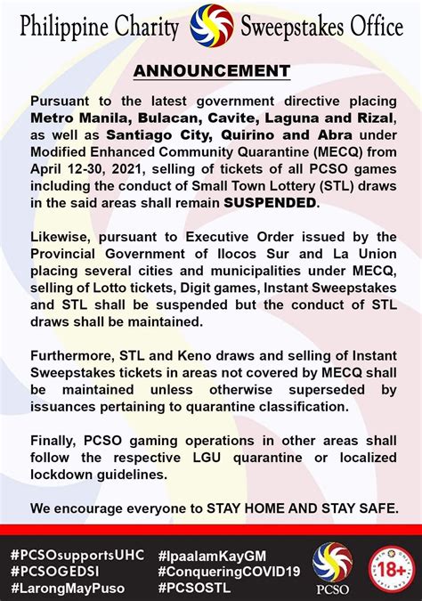 ncrmap@pcso.gov.ph|PCSO Announcement .